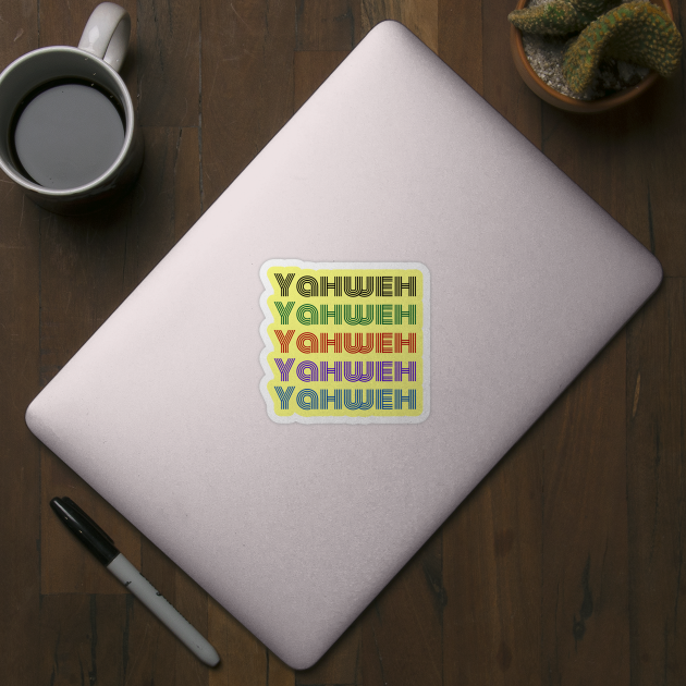 Yahweh | Christian Typography by All Things Gospel